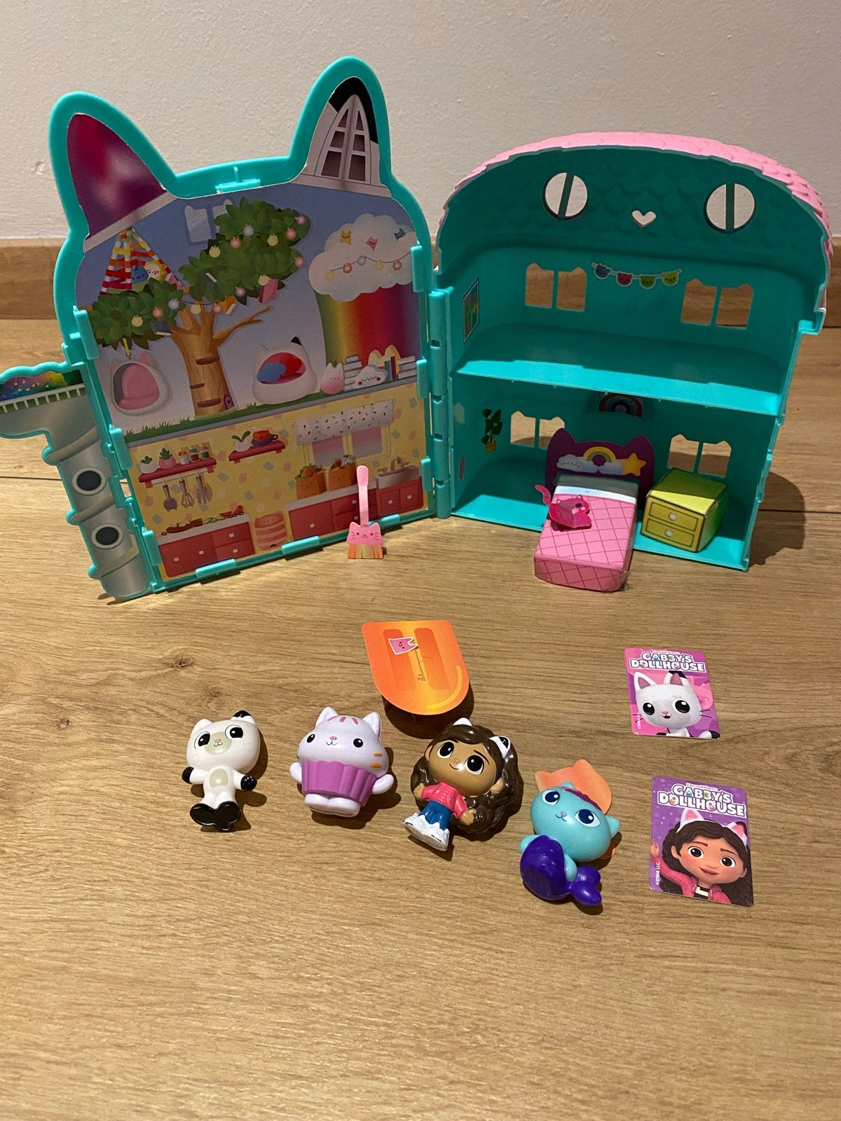 Mini Gabby's Poppenhuis met Figuren en Accessoires, Ophalen of Verzenden, Zo goed als nieuw, Jongen of Meisje