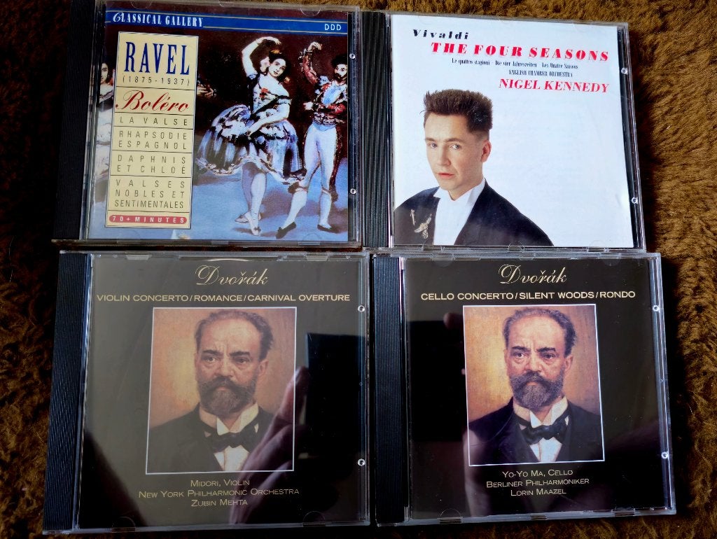 4 klassieke cd's, Gebruikt, Overige typen, Ophalen of Verzenden, Verzamelalbum