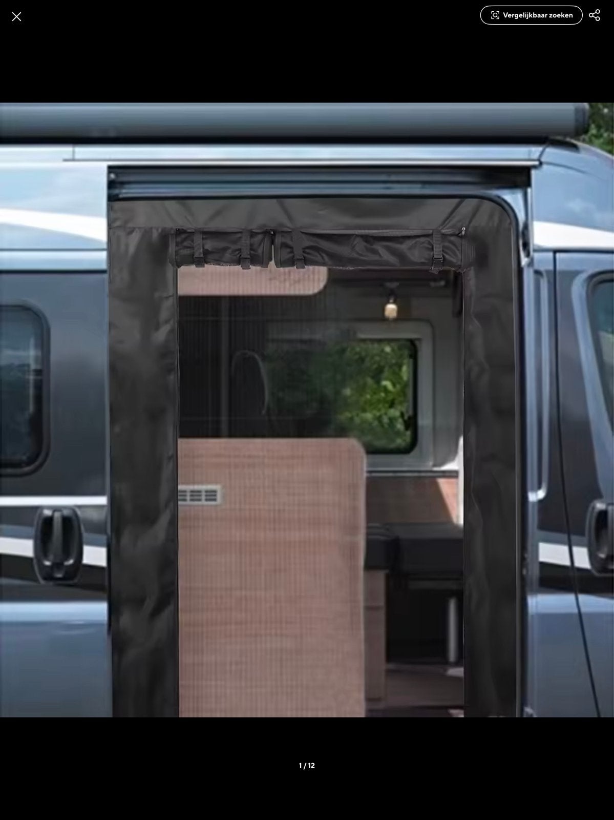 Insectenscherm voor schuifdeur buscamper Ducato/Boxer/Jumper, Verzenden, Nieuw