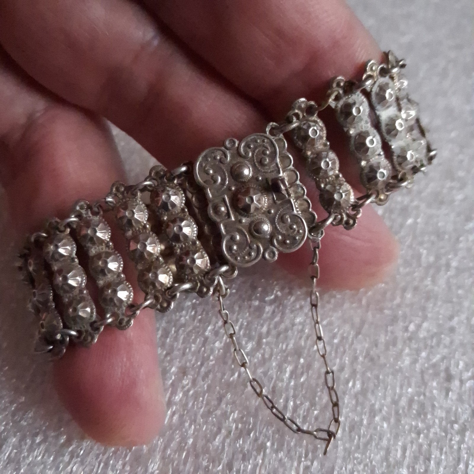 Antieke Klassieke Zilveren Streekdracht Armband, Gebruikt, Verzenden, Kleiner dan 17, Dame