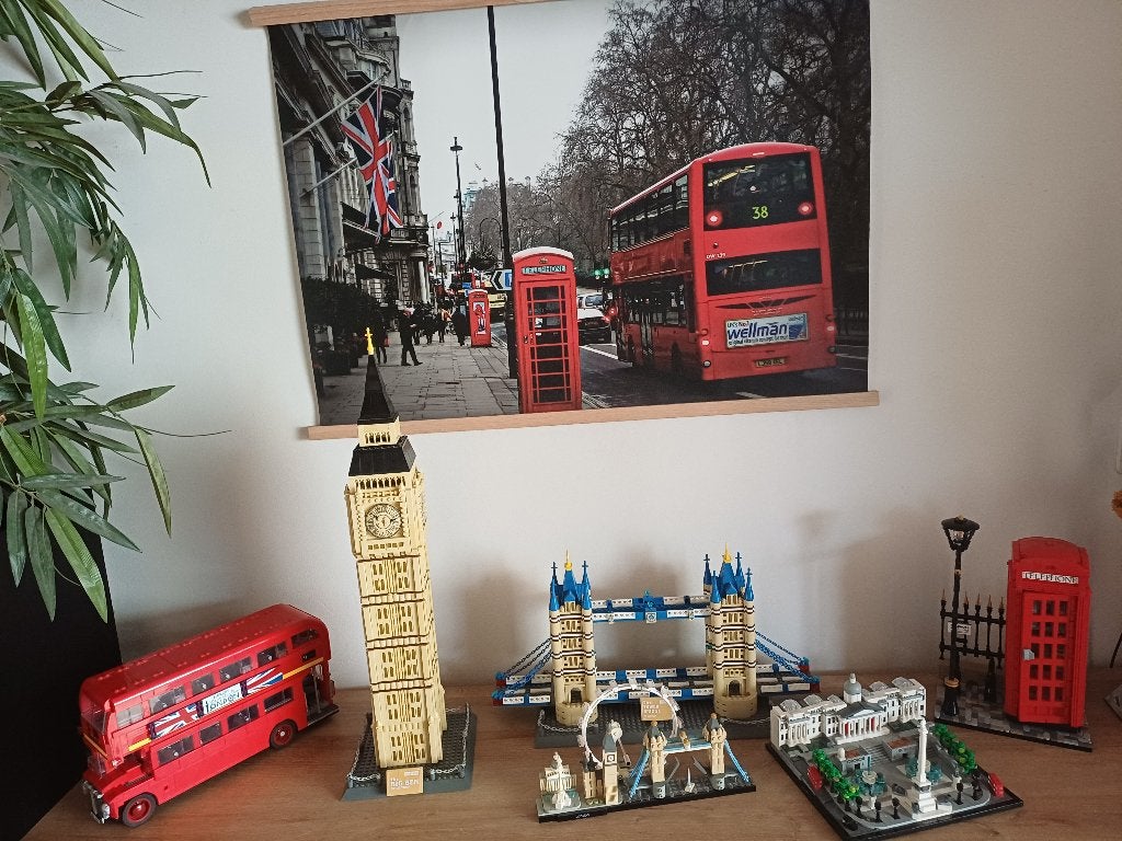 Lego , London Collectie: Big Ben, Tower Bridge, Bus, Compleet, Lego, Architecture, Ophalen of Verzenden