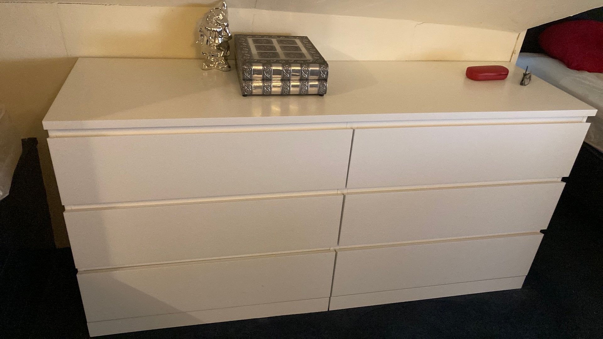 IKEA Malm ladekast wit - Zo goed als nieuw, Huis en Inrichting, Ophalen, 5 laden of meer, 150 tot 200 cm, Zo goed als nieuw