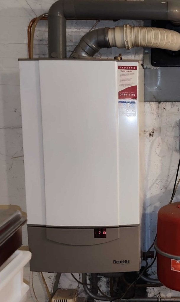 Remeha Quinta 35c, Doe-het-zelf en Verbouw, Ophalen, 30 tot 80 cm, Gebruikt, Hoog rendement (Hr)