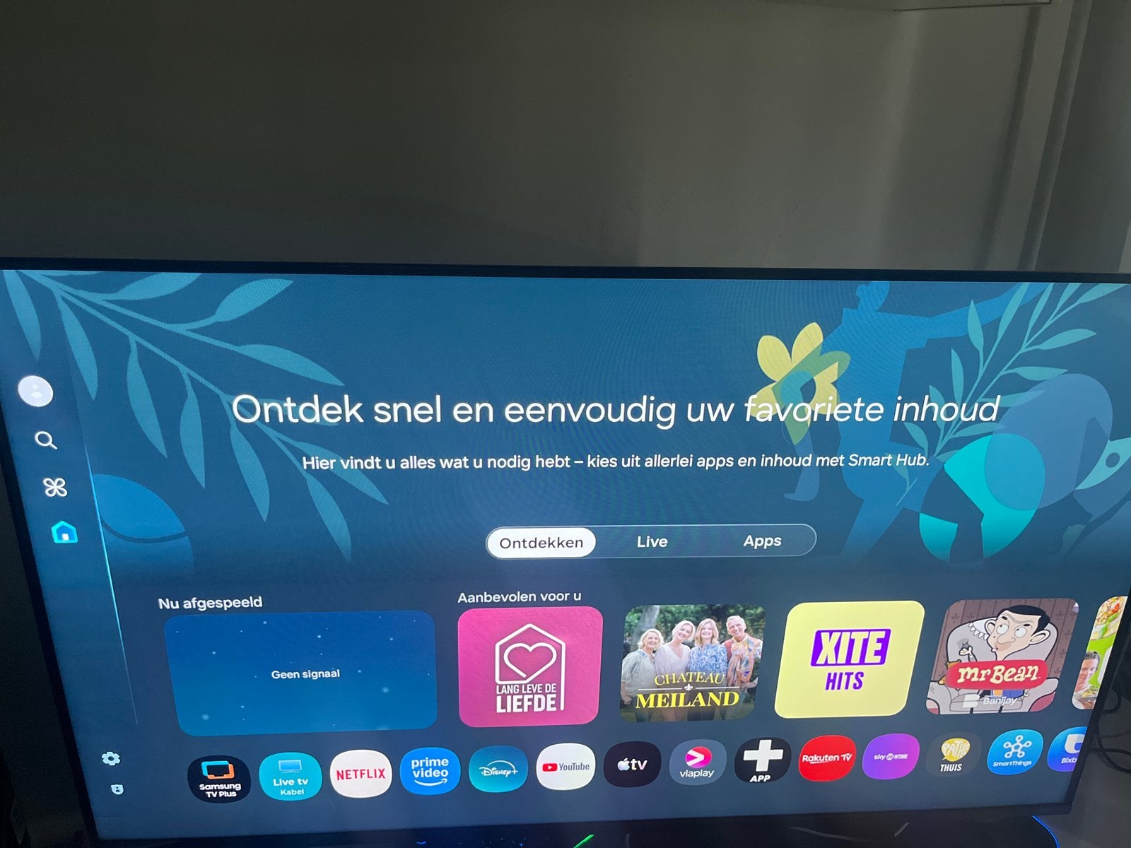 Samsung 43 inch 4K Smart TV - UE43BU8070, Ophalen, LED, 50 Hz, Zo goed als nieuw