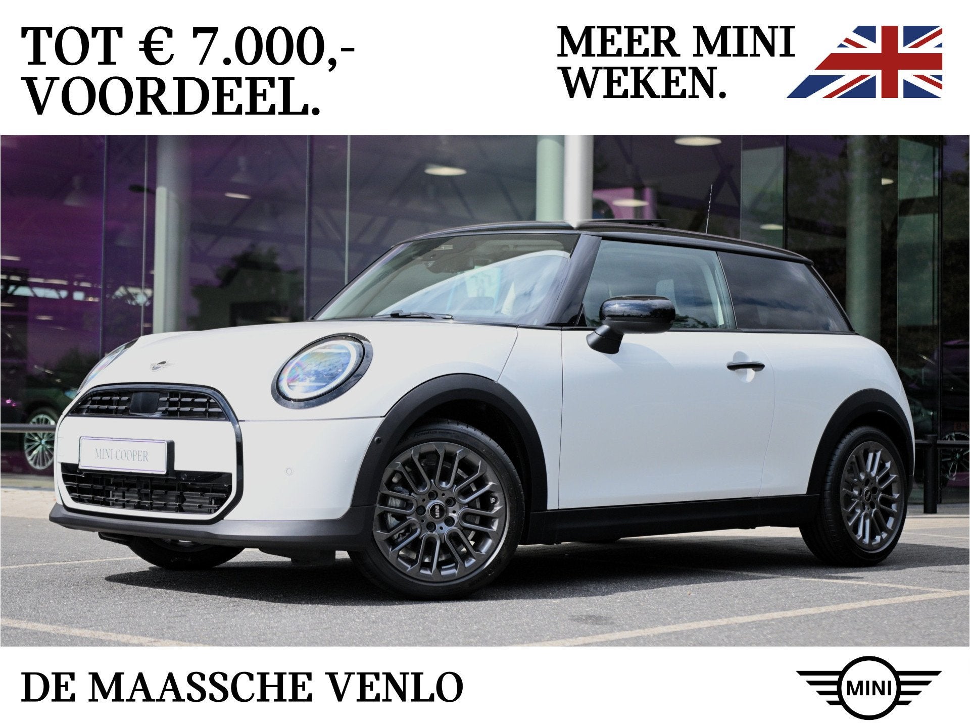 MINI Hatchback Cooper C Automaat / Classic / Pakket M / 17", Auto's, Dealer onderhouden, Stof, 156 pk, 4 stoelen