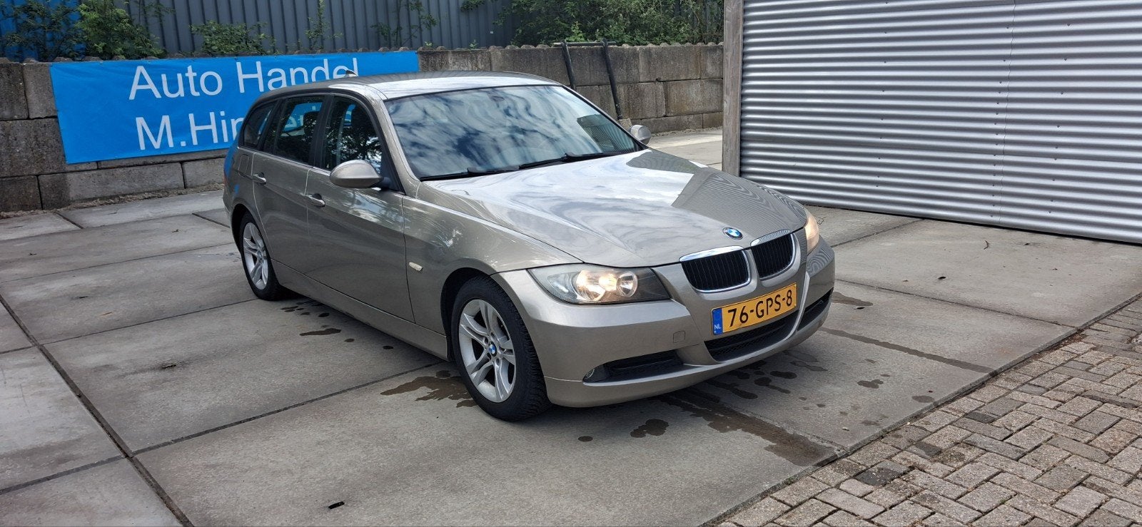 BMW 3-Serie 2.0 318 I Touring 2008 Beige, Zwart, Beige, Origineel Nederlands, Handgeschakeld