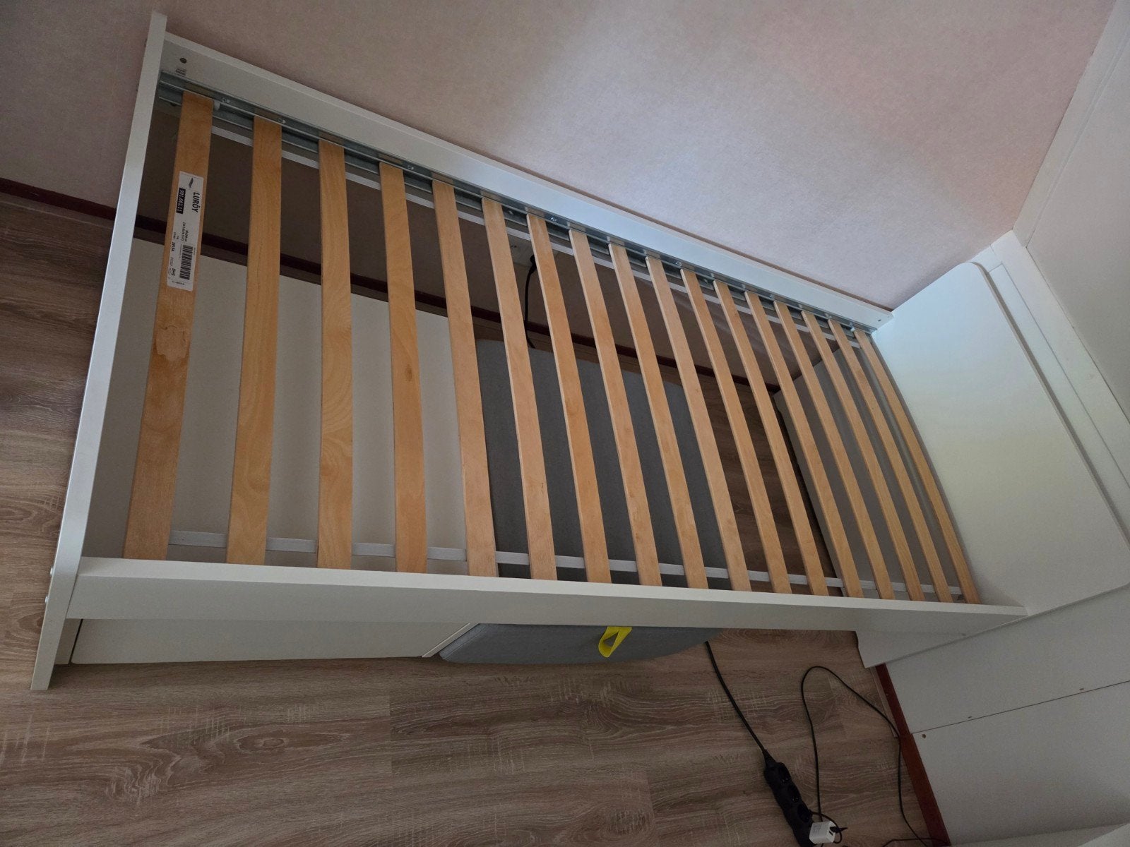 IKEA Släkt Eenpersoonsbed met lattenbodem en opbergruimte, Ophalen, Gebruikt, 90 cm, Eenpersoons