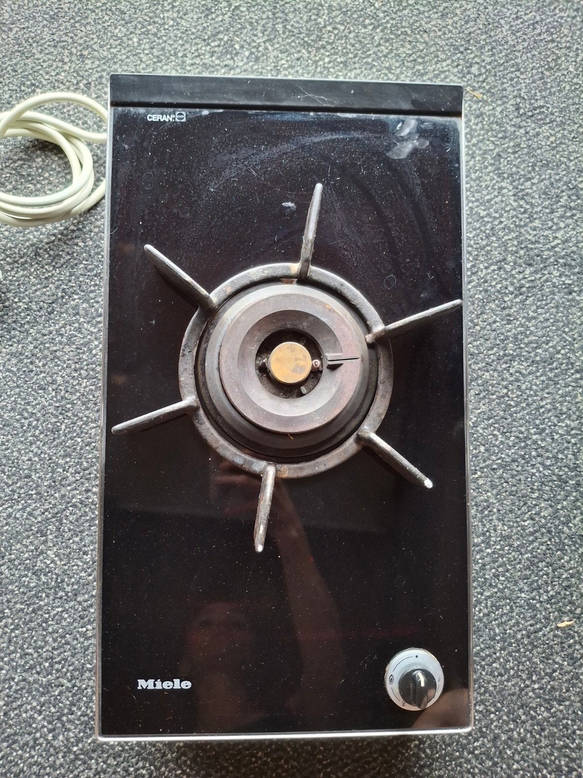 Miele Wokbrander Gas Kookplaat 28.7 x 51cm, Ophalen of Verzenden