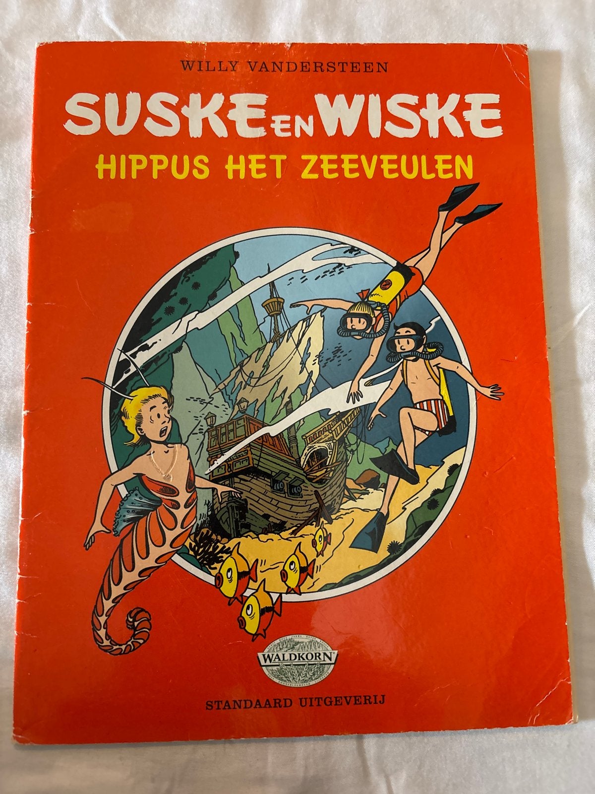 Suske en Wiske - Hippus het Zeeveulen (Waldkorn editie), Eén stripboek, Ophalen of Verzenden, Gelezen