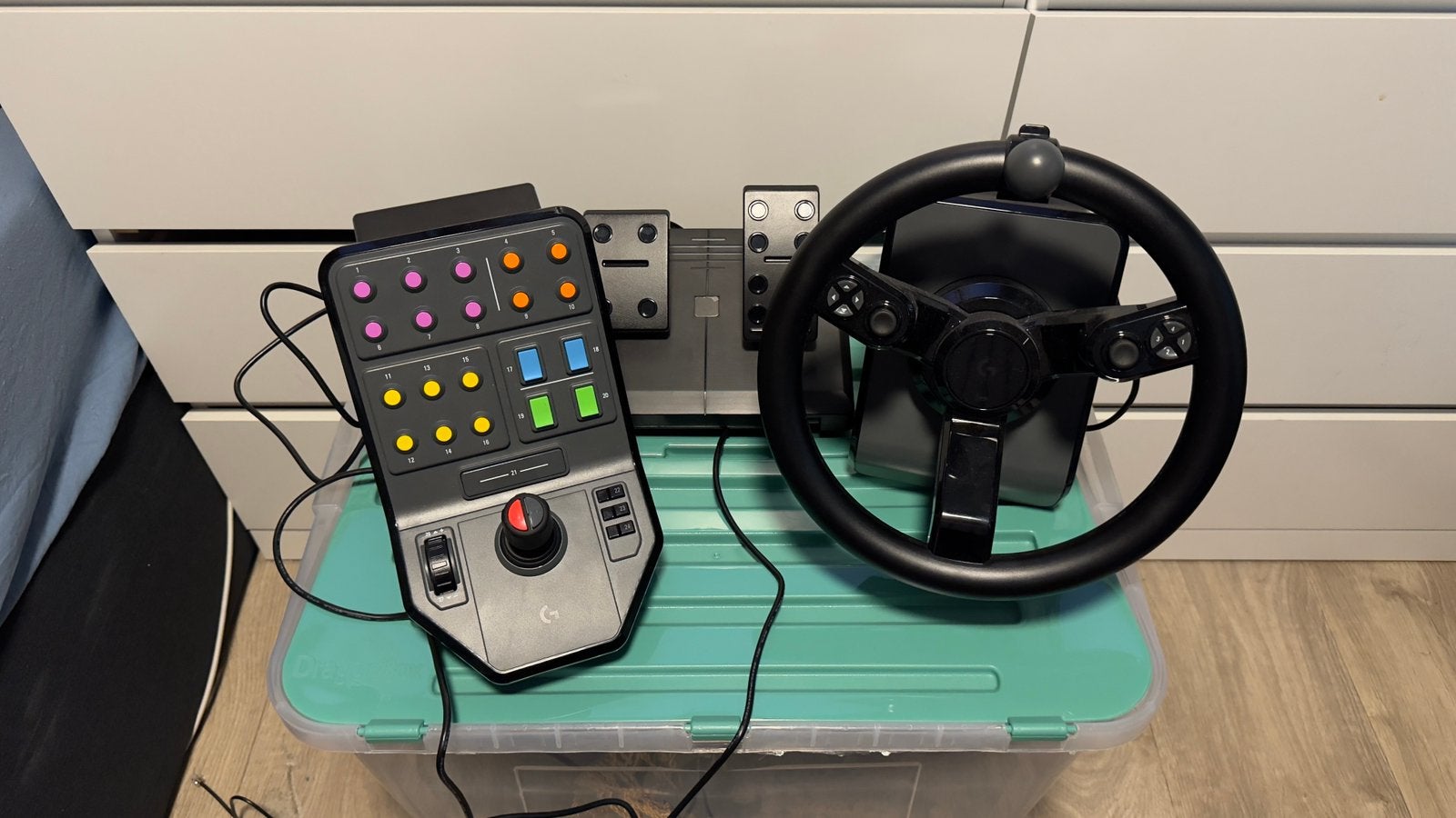 Logitech G Saitek Farming, Computers en Software, Joysticks, Ophalen of Verzenden, Zo goed als nieuw