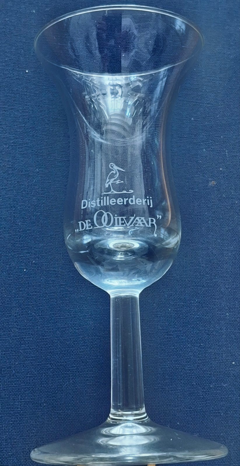 jenever glaasje van distilleerderij de Ooievaar (17), Verzamelen, Ophalen of Verzenden