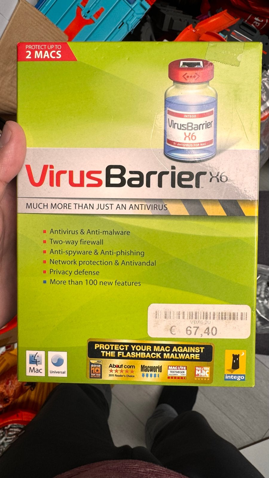 VirusBarrier X6 Antivirus voor Mac - Nieuw in doos, Computers en Software, Ophalen of Verzenden, Nieuw, MacOS