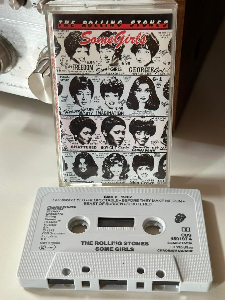 The Rolling Stones - Some Girls, Cd's en Dvd's, Cassettebandjes, Zo goed als nieuw, Pop, 1 bandje, Ophalen of Verzenden
