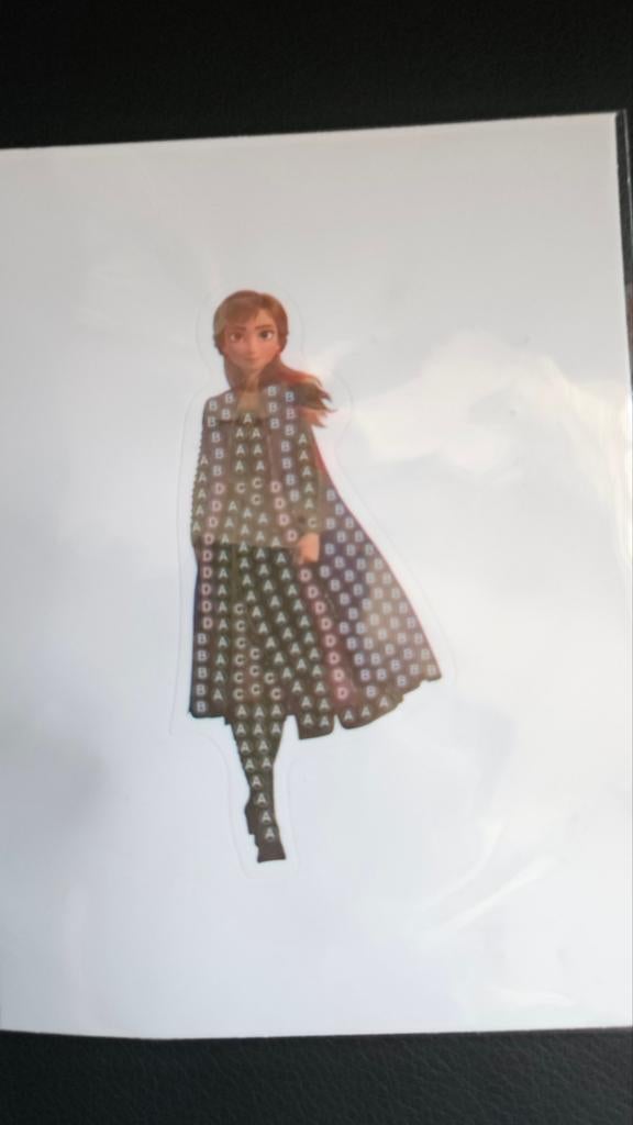 Disney years of wonder diamond paint sticker 003 Anna, Ophalen of Verzenden
