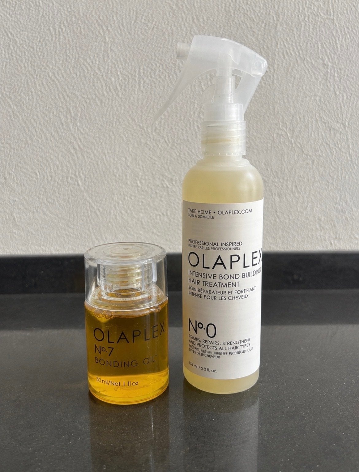 Olaplex No.0 Bond Building Treatment & No.7 Oil, Ophalen of Verzenden, Nieuw, Haarverzorger of -hersteller