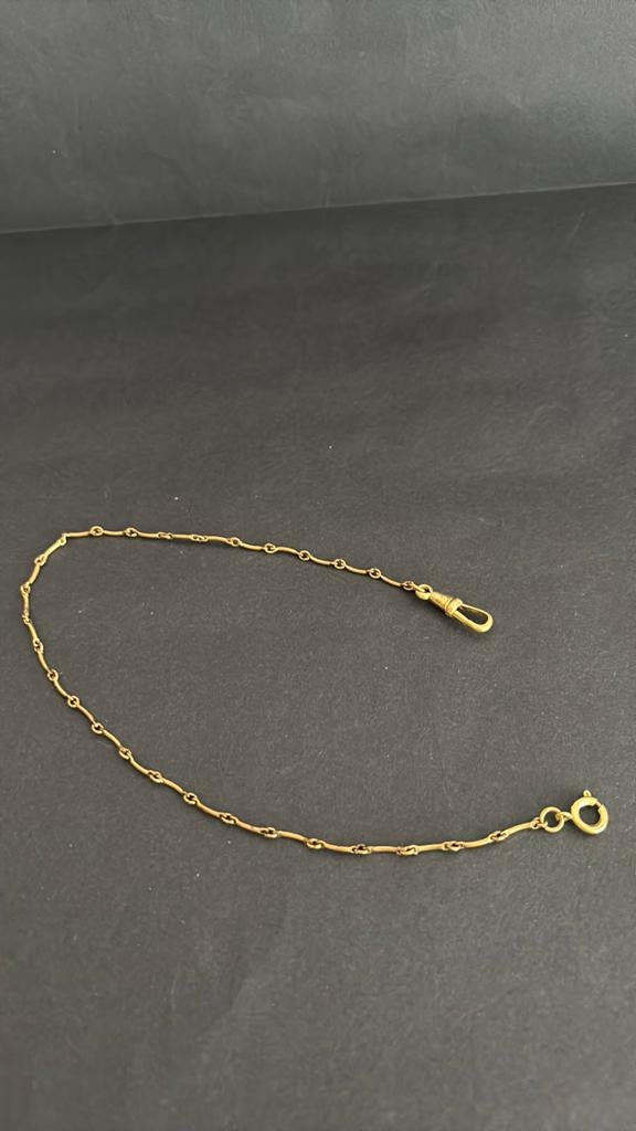 Zakhorloge ketting, Ophalen of Verzenden, Zo goed als nieuw, Goud, Overige materialen