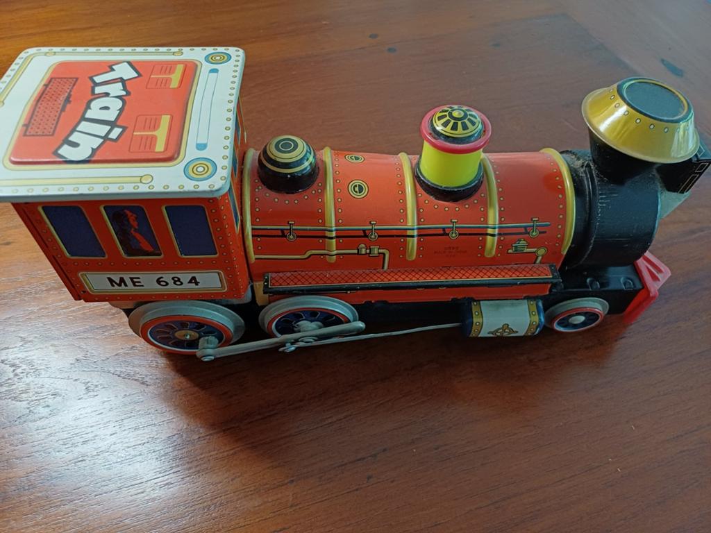 Blikken speelgoedtrein, Ophalen of Verzenden, Gebruikt