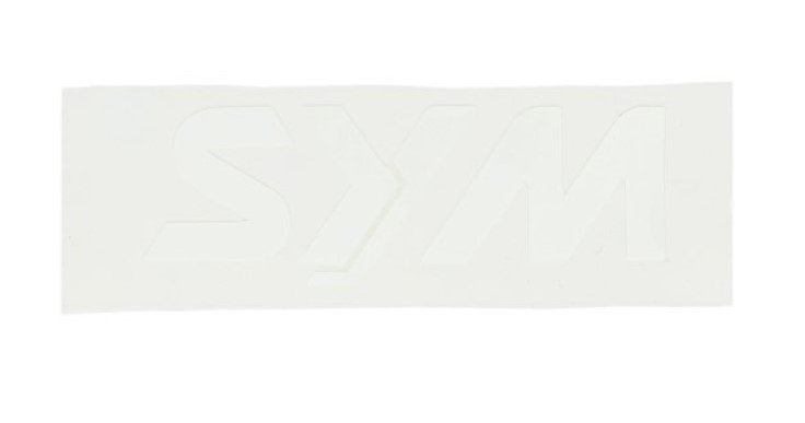 Sticker \"Sym\" onderspoiler Sym Fiddle 3 wit origineel 8717, Ophalen of Verzenden