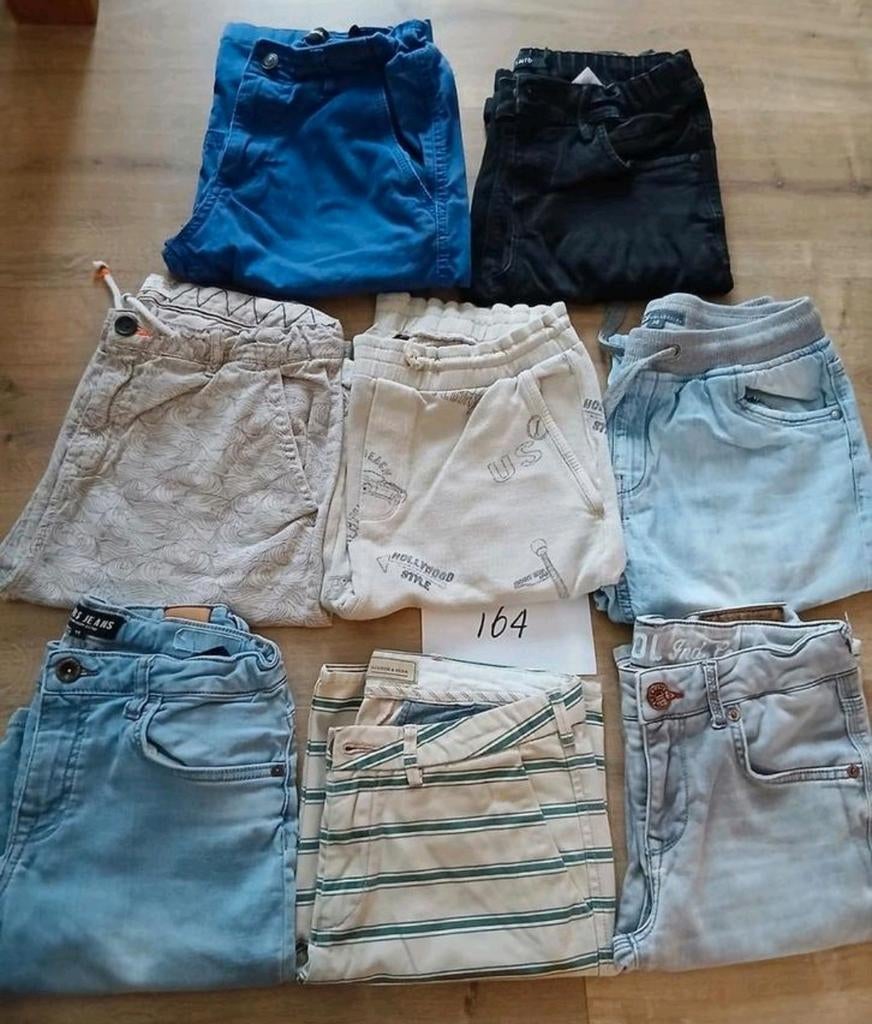 6x korte broek 164 jongen, Ophalen of Verzenden, Jongen, Broek