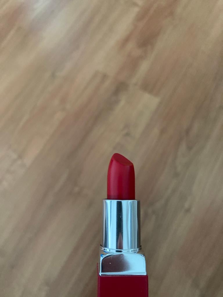 Clinique Pop Matte Lipstick + Primer - Peppermint Pop, Lippen, Nieuw, Ophalen of Verzenden, Make-up