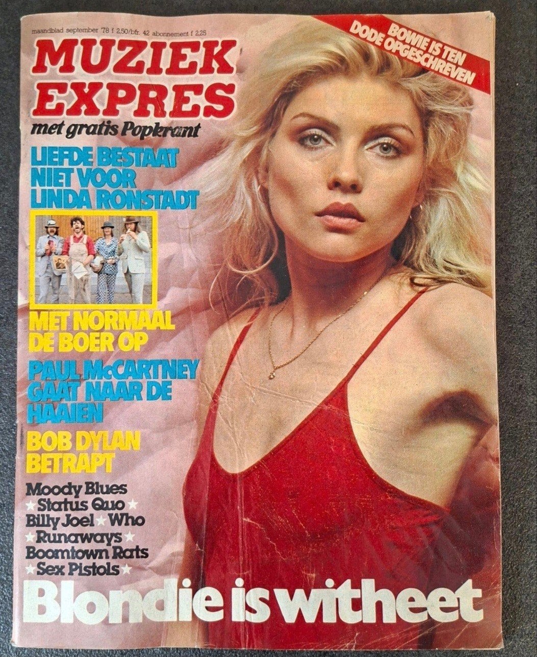 Muziek Expres September 1978 ( Compleet) Vintage, Ophalen of Verzenden, 1960 tot 1980, Tijdschrift
