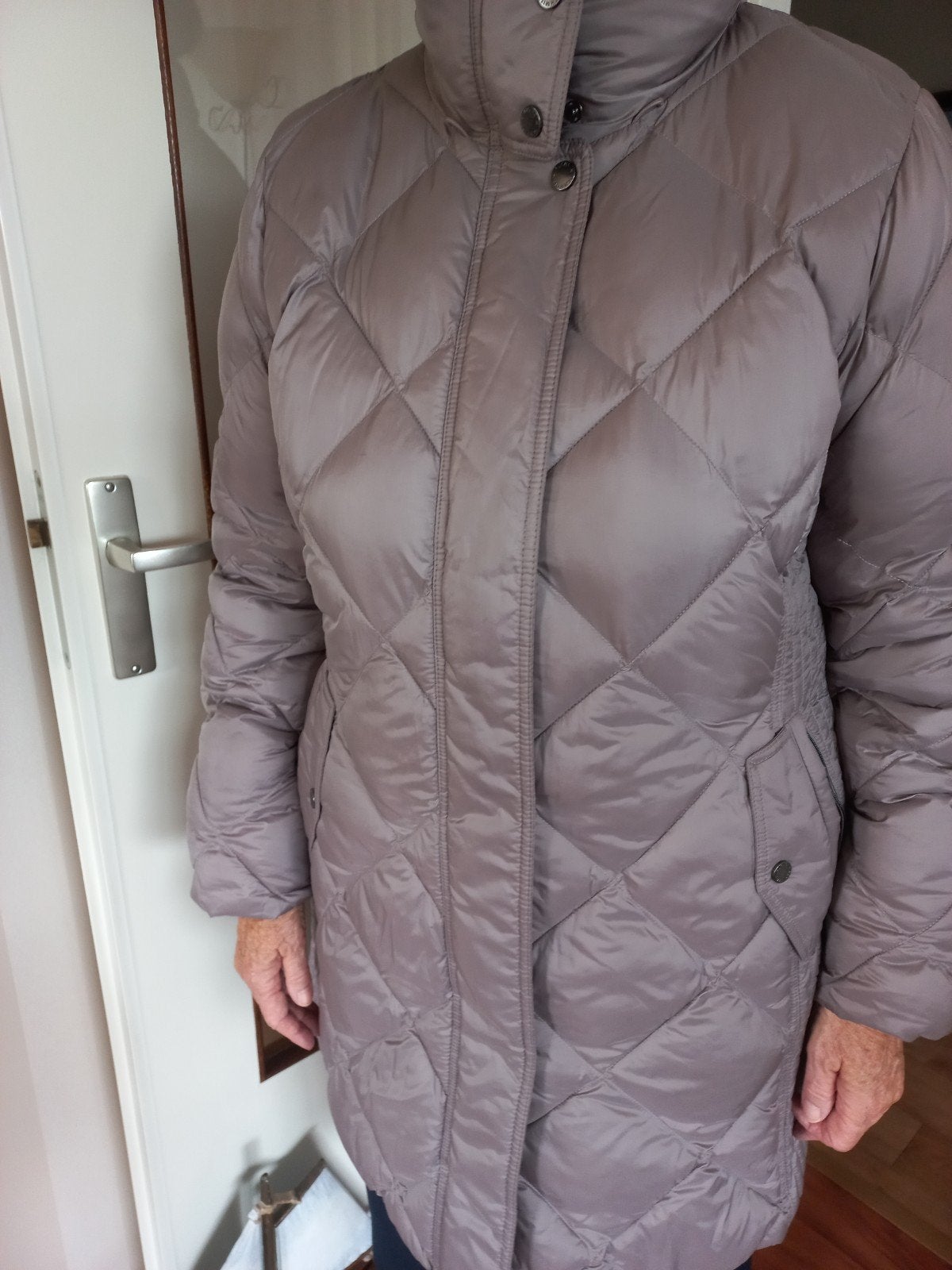 Fuchs Schmitt winterjas maat 42, taupe, zo goed als nieuw, Ophalen of Verzenden