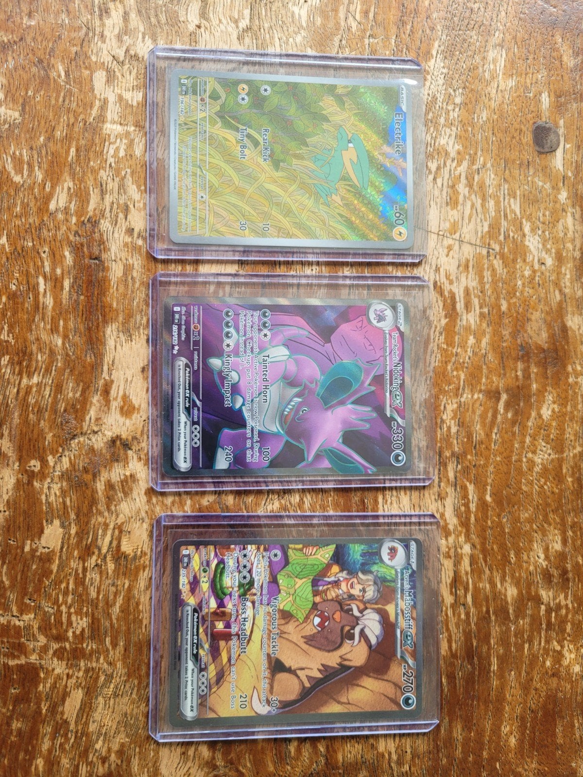 3 Pokémonkaarten, Ophalen of Verzenden, Nieuw, Meerdere kaarten