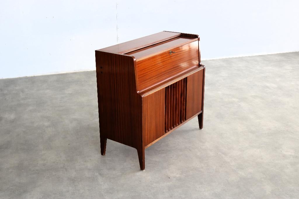vintage audiomeubel | radio | jaren 50 | Philips, Ophalen of Verzenden