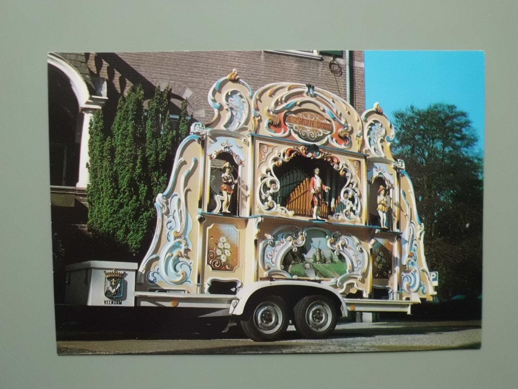 Draaiorgel 24 - Veendam - de zwarte Dorus, Ophalen of Verzenden, 1960 tot 1980, Ongelopen, Groningen