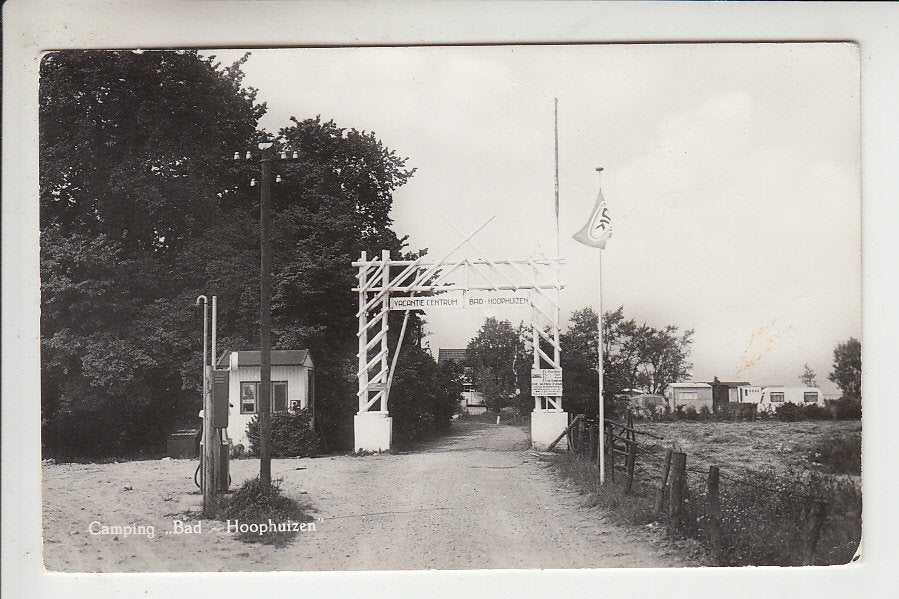 Hulshorst - Nunspeet, Camping Bad Hoophuizen, Ophalen of Verzenden, 1960 tot 1980, Gelopen, Gelderland