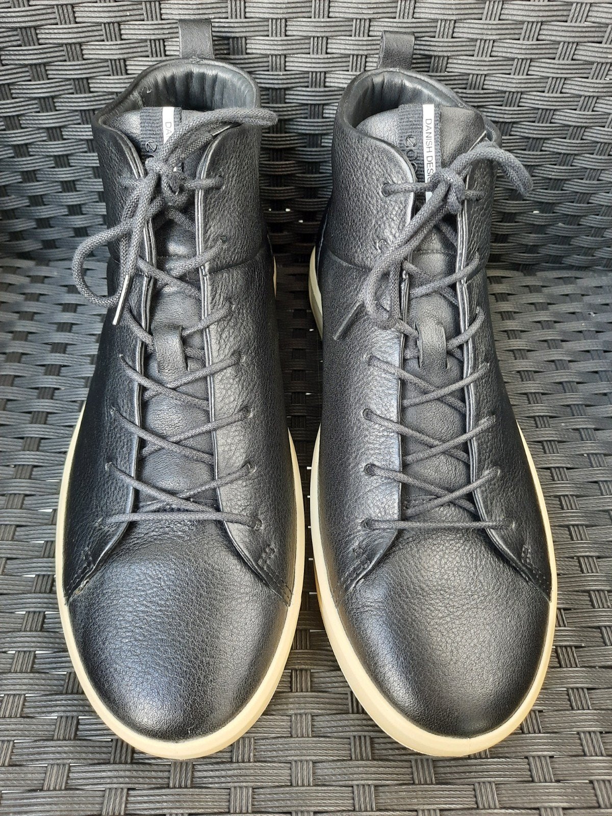 ECCO Soft 8 dames sneaker maat 41 - Zwart leer, Ecco, Zwart, Ophalen of Verzenden, Sneakers of Gympen