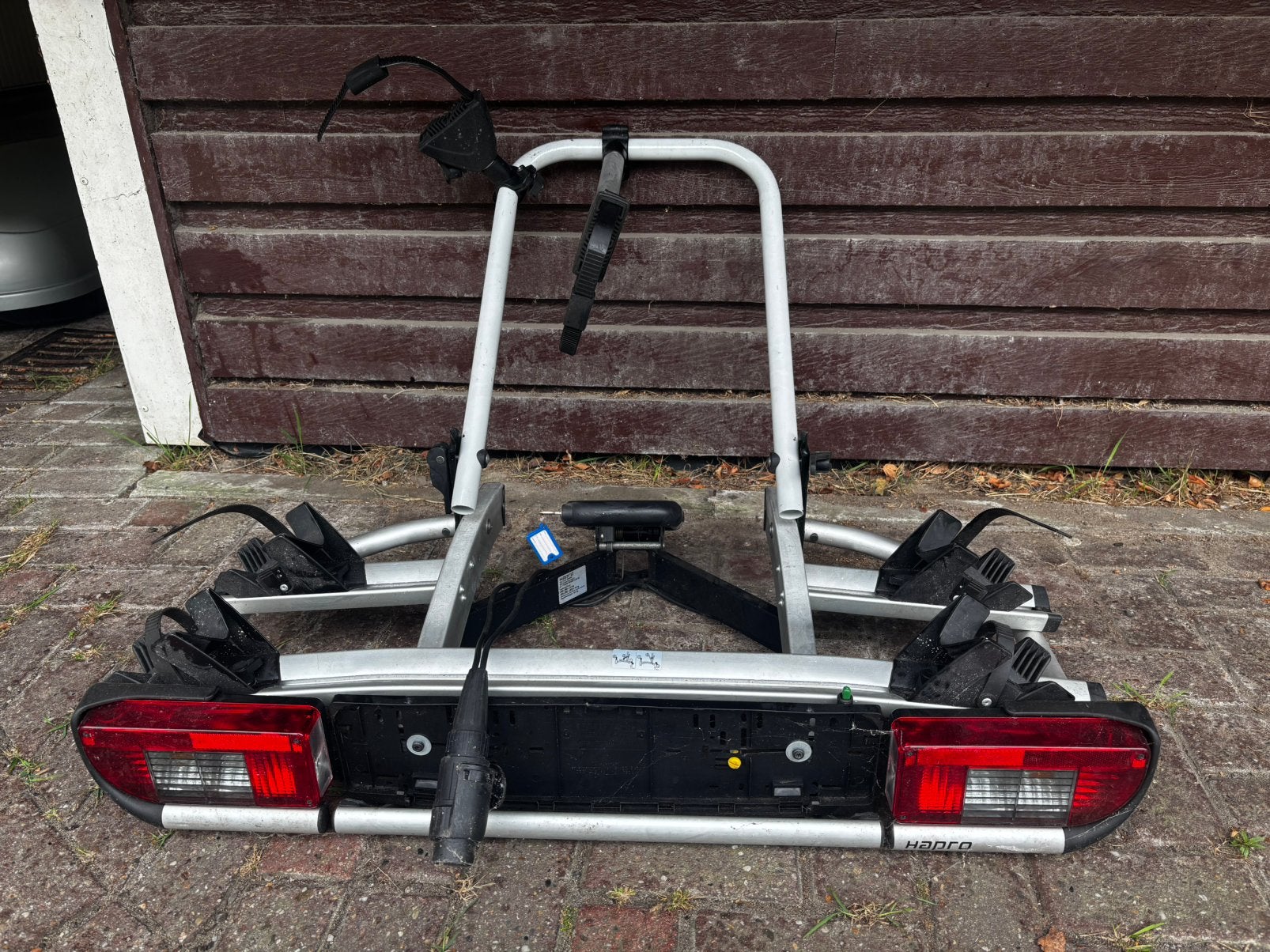 Hapro fietsendrager voor 2 fietsen, Ophalen, Zo goed als nieuw, Trekhaakdrager