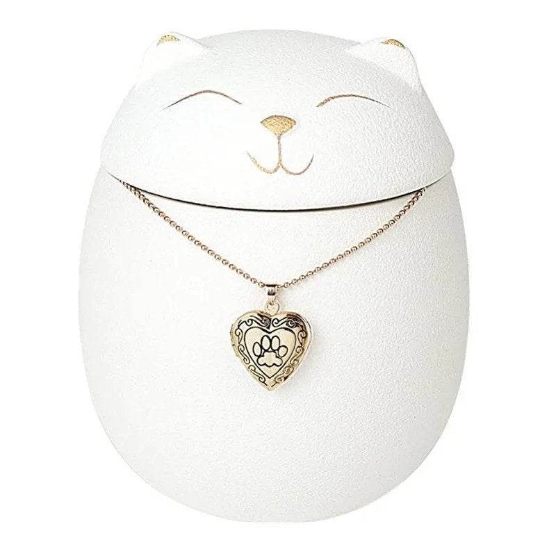 Prachtige keramische urn voor katten (12x11cm), Dieren en Toebehoren, Ophalen of Verzenden, Nieuw