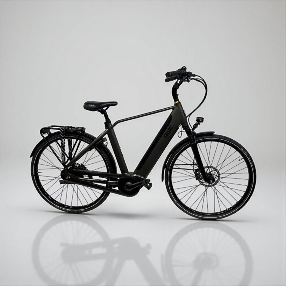 Qwic Premium i MN7.2 Heren Jet Black 54cm L, Ophalen, Qwic, Gebruikt, -