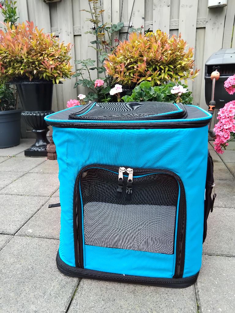 Rugtas voor hond tot 12 kg, Ophalen, Nieuw
