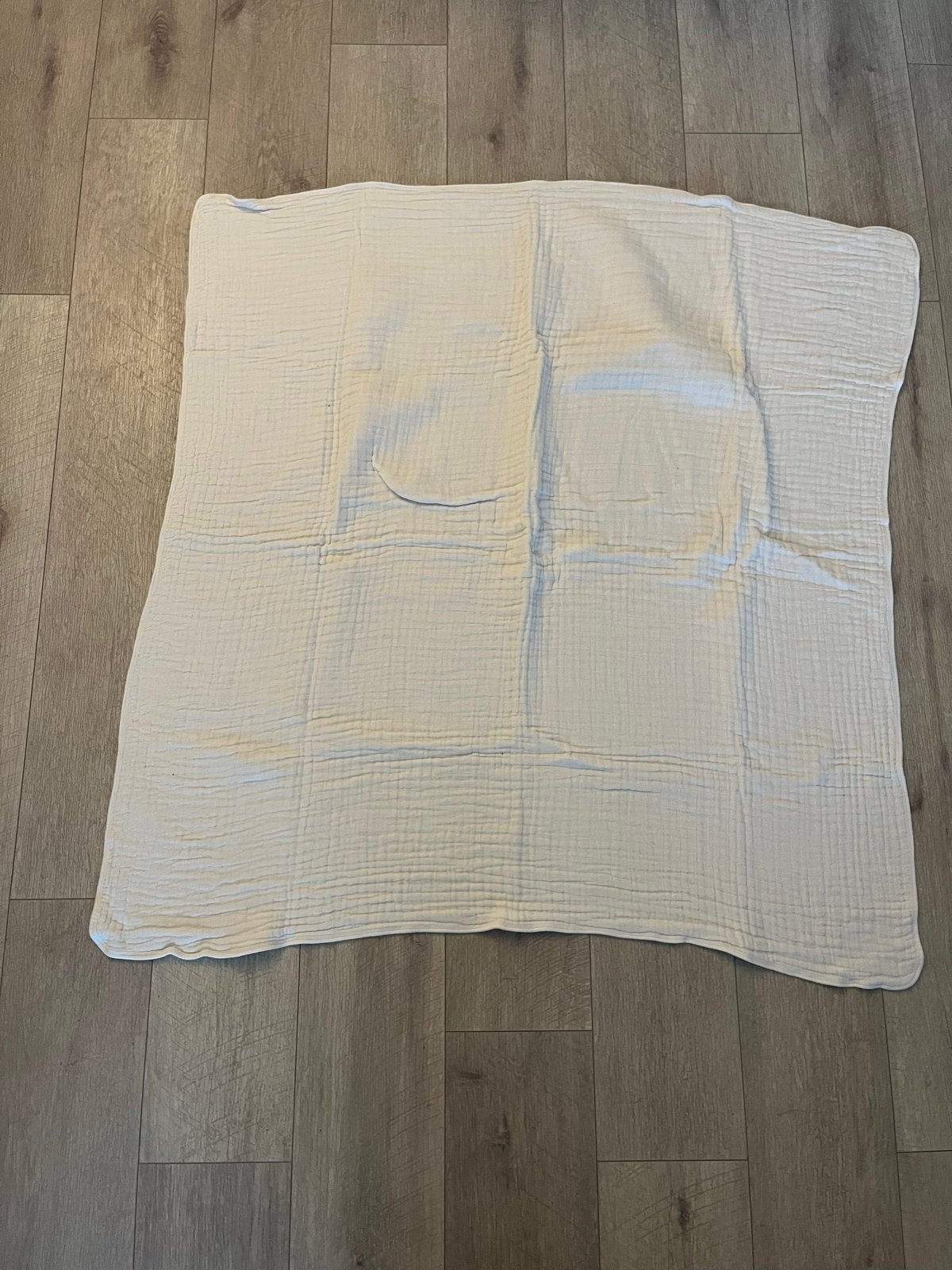 Witte hydrofiele deken 110x110, Zo goed als nieuw, 110 cm, Wit, Deken