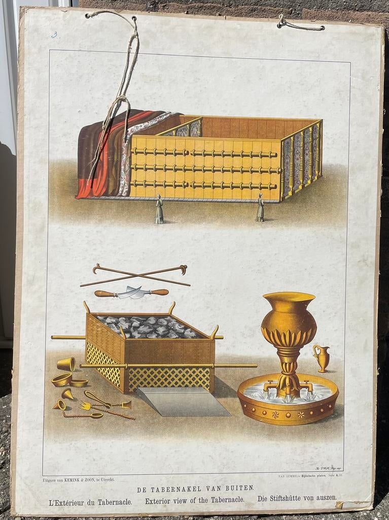 Bijbelse schoolplaten - 8 stuks, Ophalen