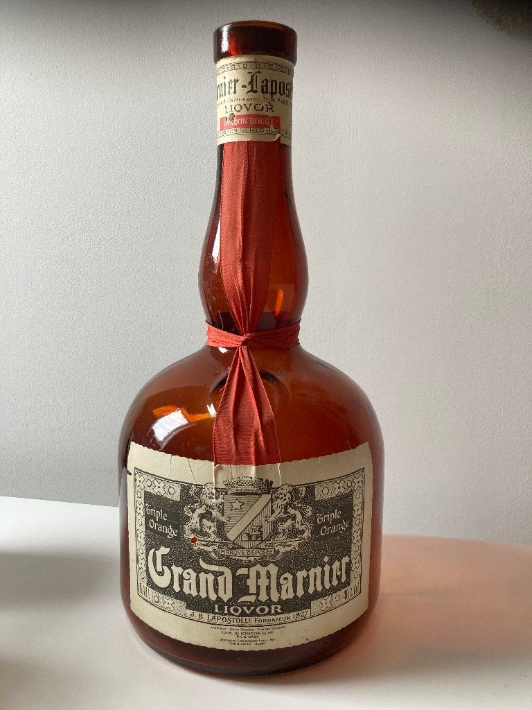 Lege vintage Grand Marnier fles van 6,4L, Antiek en Kunst, Ophalen