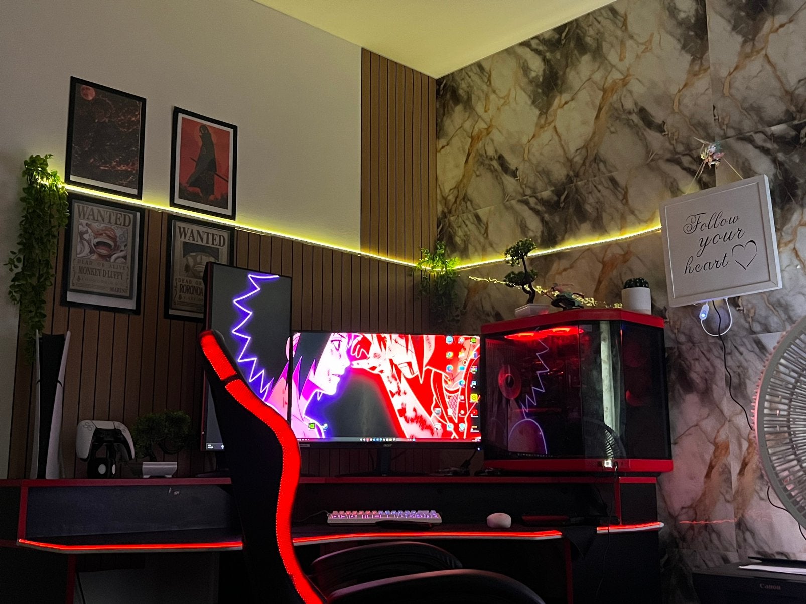 Complete Gaming Pc Setup - Hyte Y70 / 2K Schermen, Spelcomputers en Games, 1 speler, Ophalen, Zo goed als nieuw, Vanaf 3 jaar