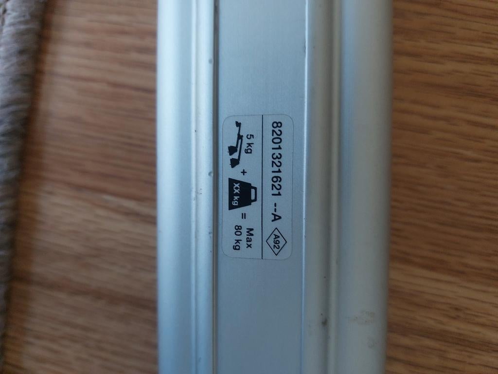 Originele Renault Dakdragers - Max 80 kg, Auto diversen, Ophalen