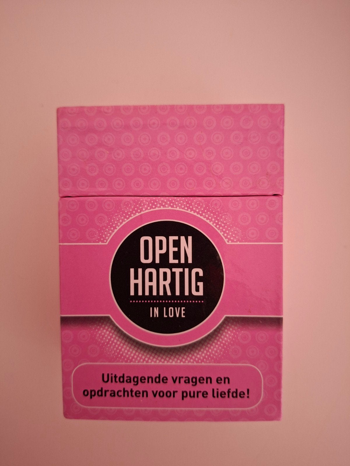 Openhartig In Love: Uitdagende vragen en opdrachten, Hobby en Vrije tijd, Een of twee spelers, Ophalen of Verzenden, Zo goed als nieuw