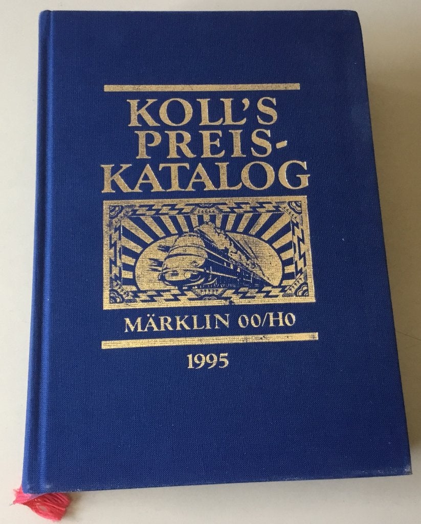 Märklin H0 Koll's Prijscatalogus 1995 gebonden editie 1104 b, Wisselstroom, Gebruikt, Märklin, Boek, Tijdschrift of Catalogus