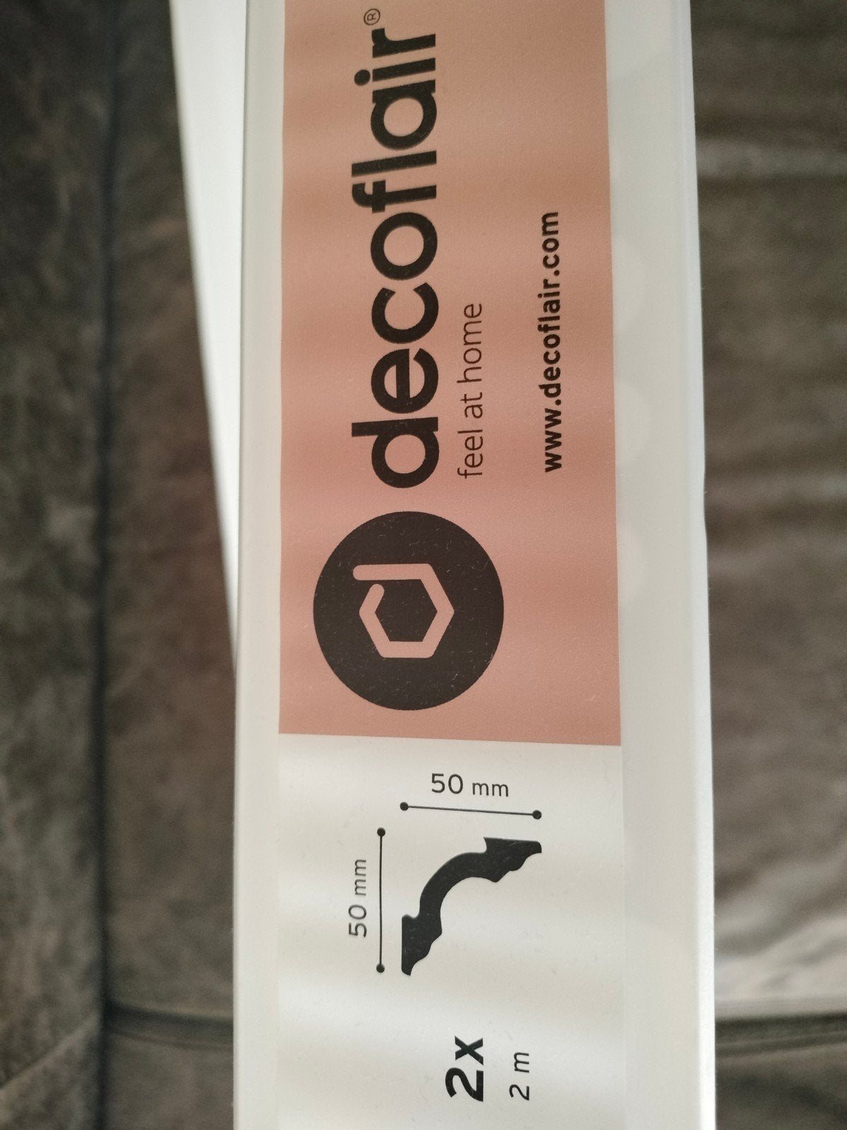 Decoflair Plafond sierplinten D8 - 3 verpakkingen (6 stuks), Ophalen, Kunststof, Nieuw, 150 tot 200 cm