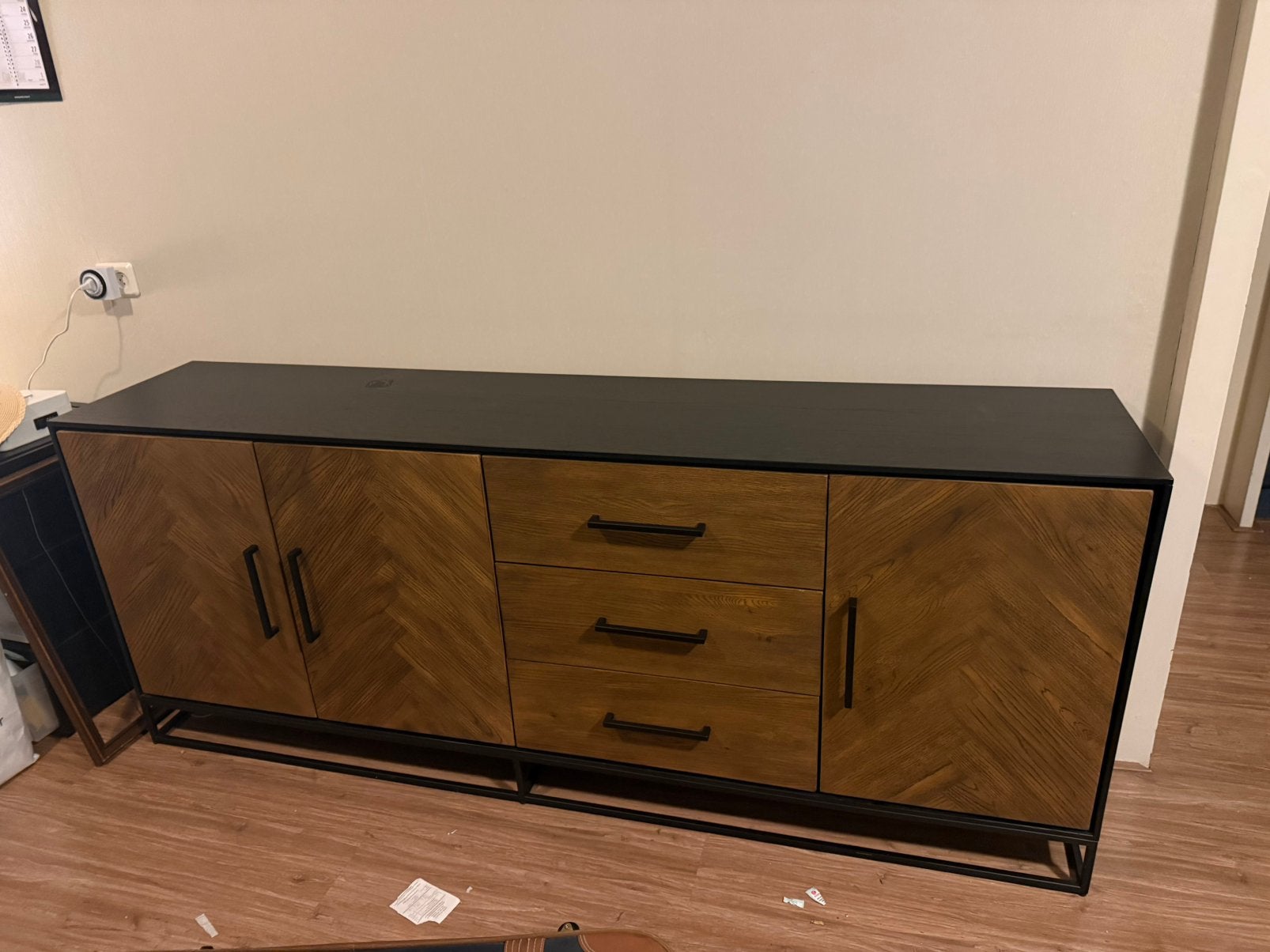 Pronto Meubel Vinito dressoir, Ophalen, 150 tot 200 cm, Zo goed als nieuw, Met lade(s)