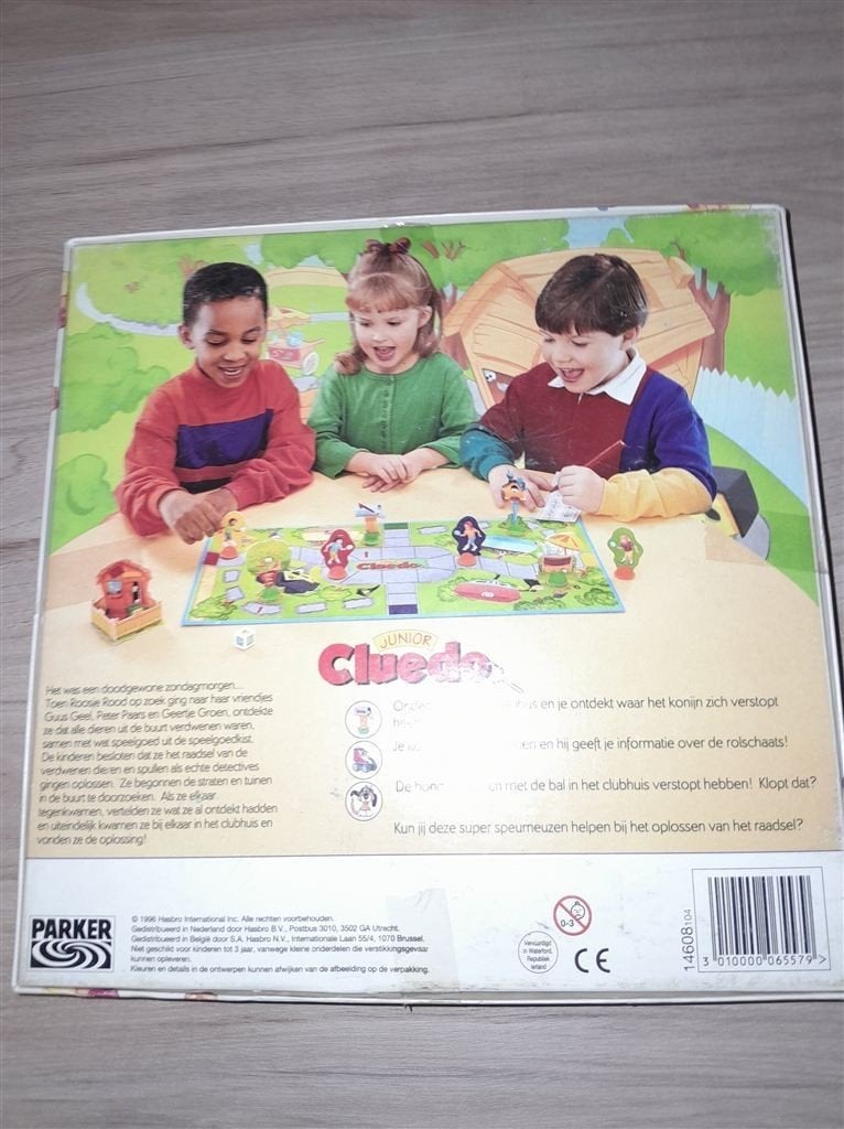 cluedo junior - s4926, Verzenden, Zo goed als nieuw