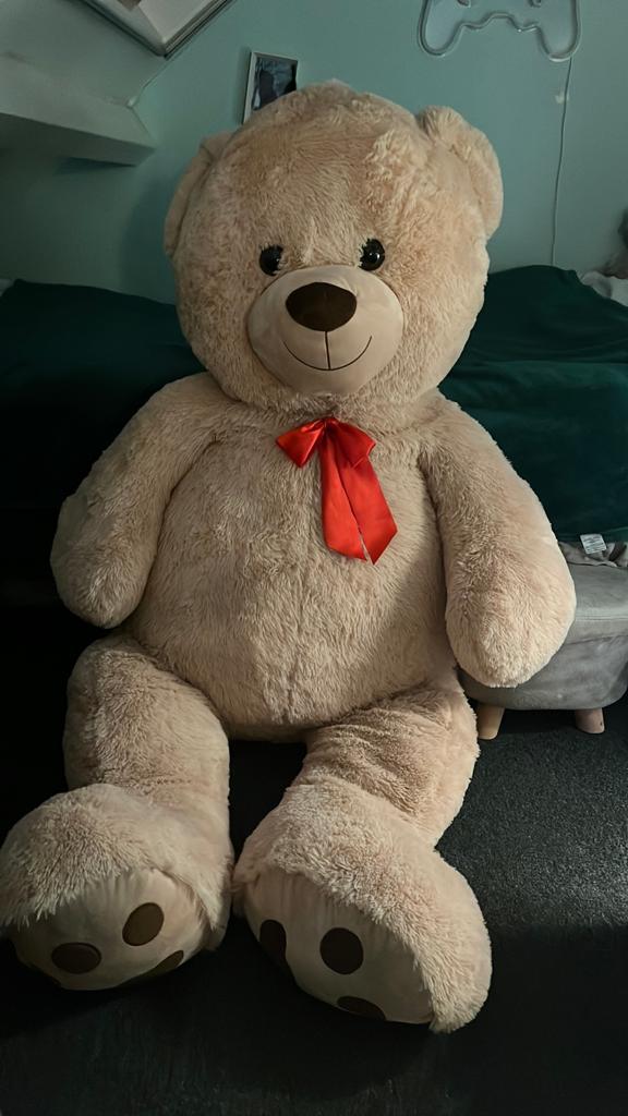 Hele grote teddybeer, Verzamelen, Beren en Cherished Teddies, Ophalen, Zo goed als nieuw, Stoffen beer, Overige merken