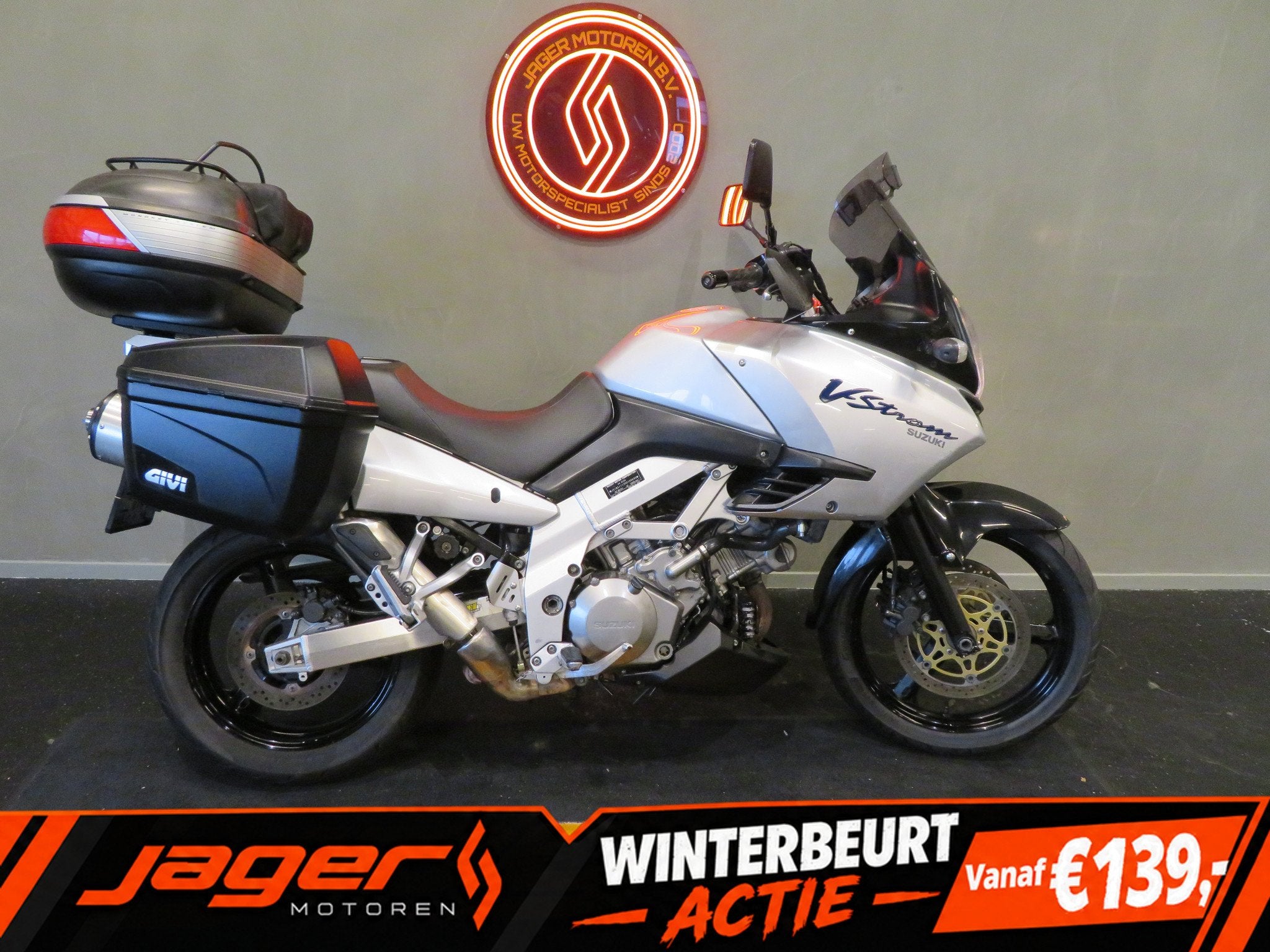 Suzuki DL 1000 V-STROM KOFFERS (bj 2004), Toermotor, Gebruikt, Bedrijf