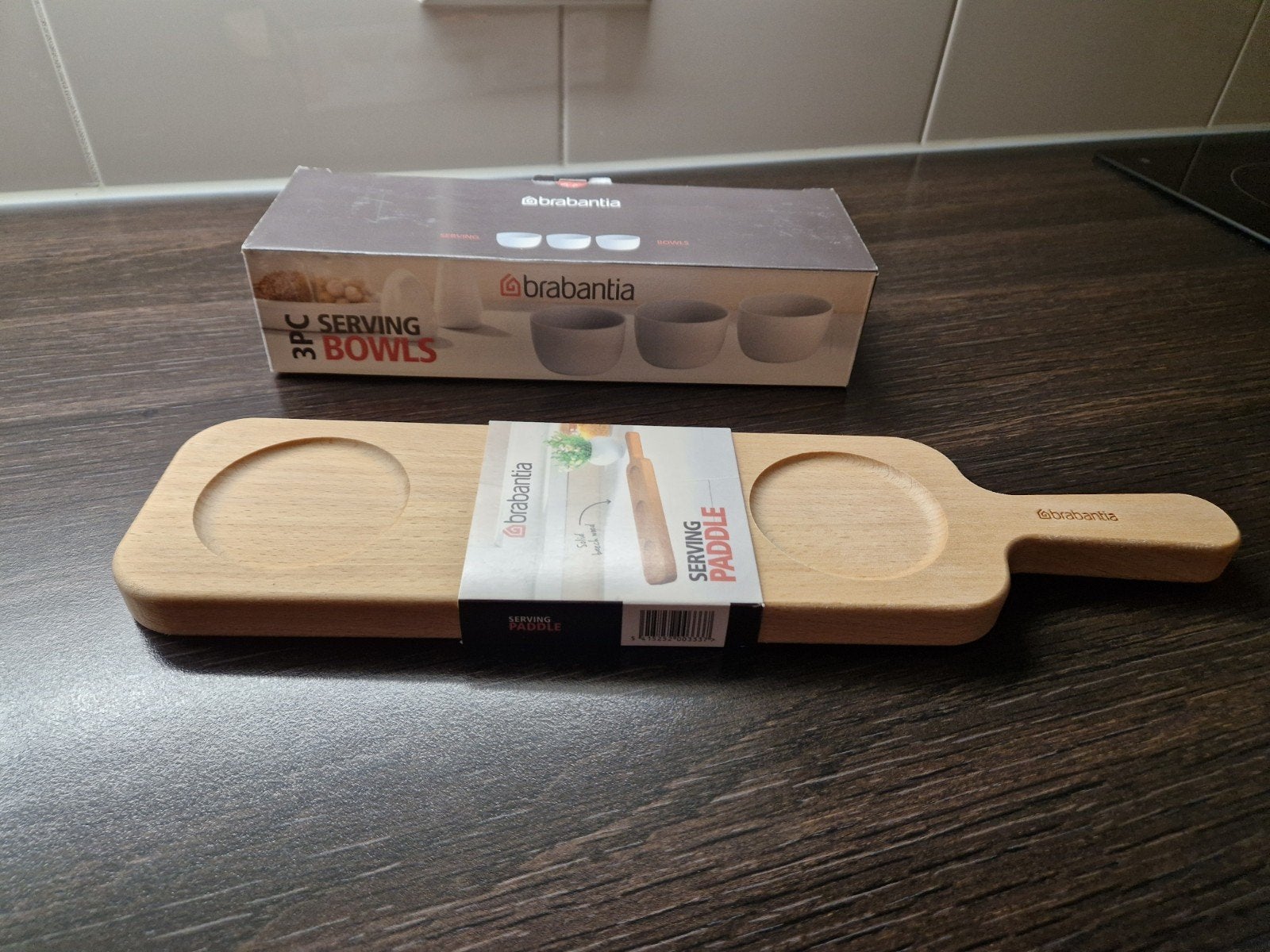 Nieuwe Brabantia borrelplank, Huis en Inrichting, Hout, Snij-/serveerplank, Nieuw, Ophalen of Verzenden