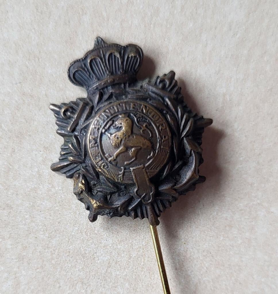 Korps Mariniers embleem geplakt speldje, Niet vindbaar, Niet vindbaar, Marine, Nederland