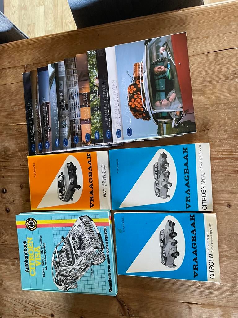 Handboeken  Citroën visa, 2cv dyane,  DS, fiat 127,, Auto diversen, Handleidingen en Instructieboekjes, Ophalen of Verzenden
